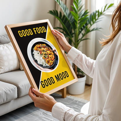 Good Food Good Mood Frame