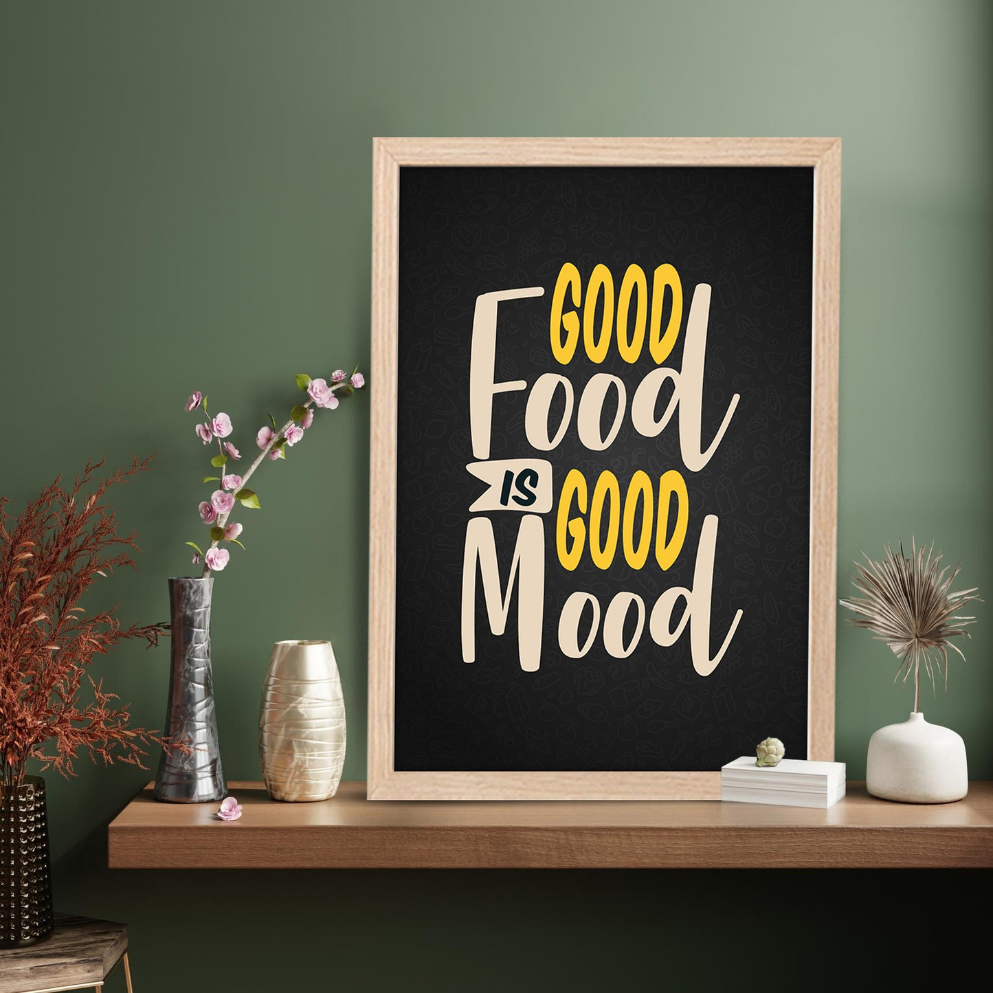 Food Mood Wall Frame