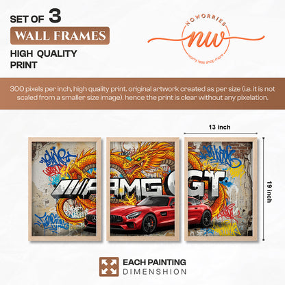 Dragon AMG Street Art Set of 3