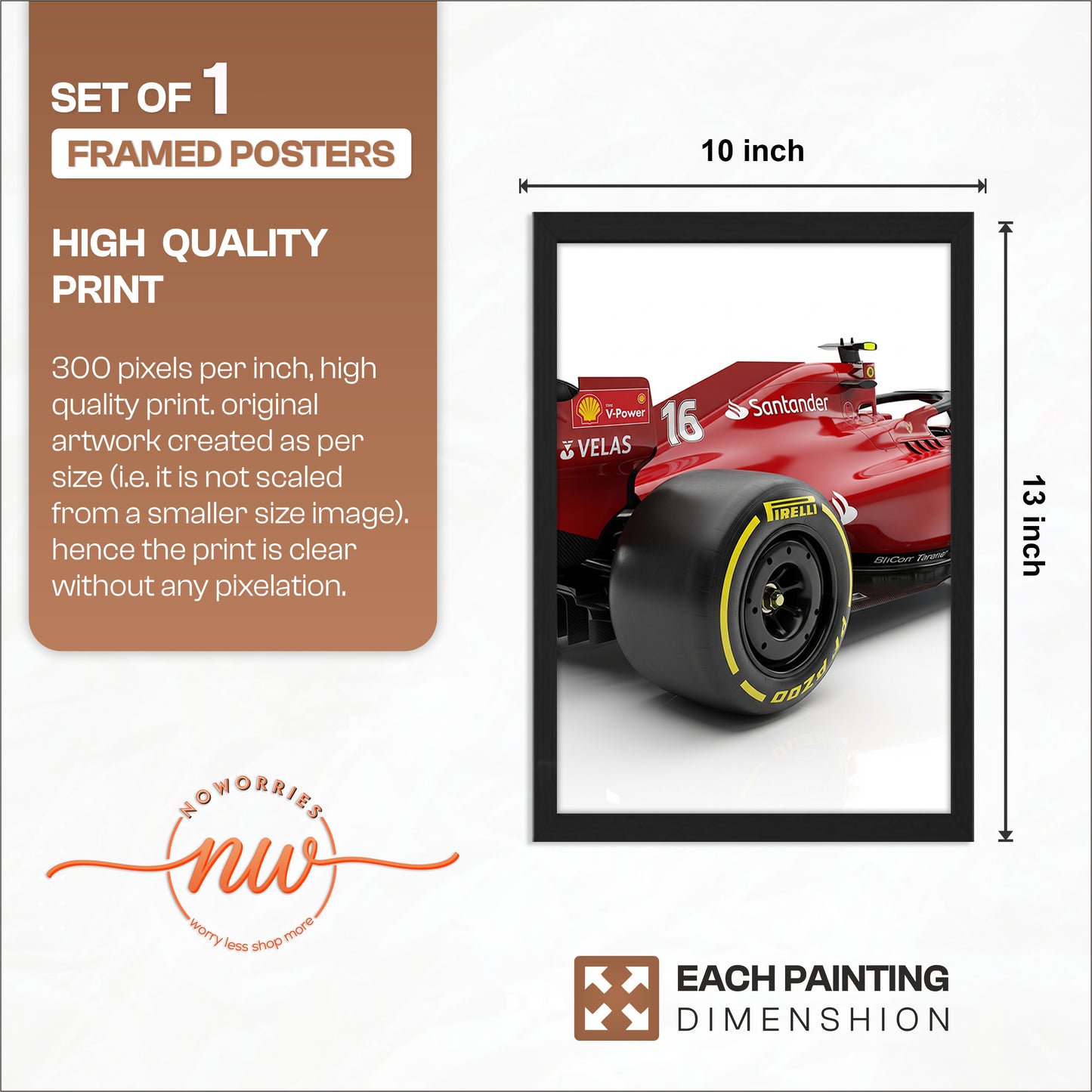 Scuderia Ferrari F1 Wall Art