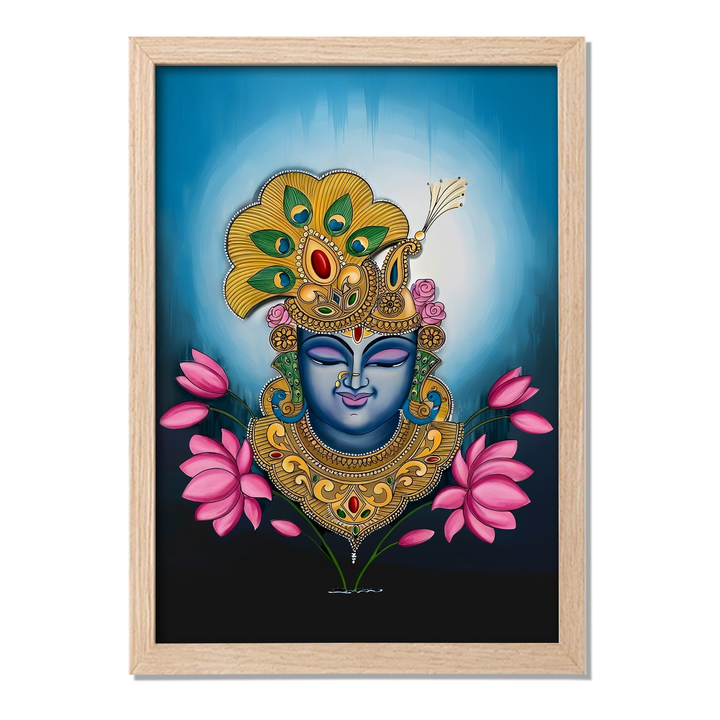 Shri Krishna Serenity Wall Art