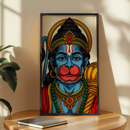 Divine Hanuman Portrait Frame