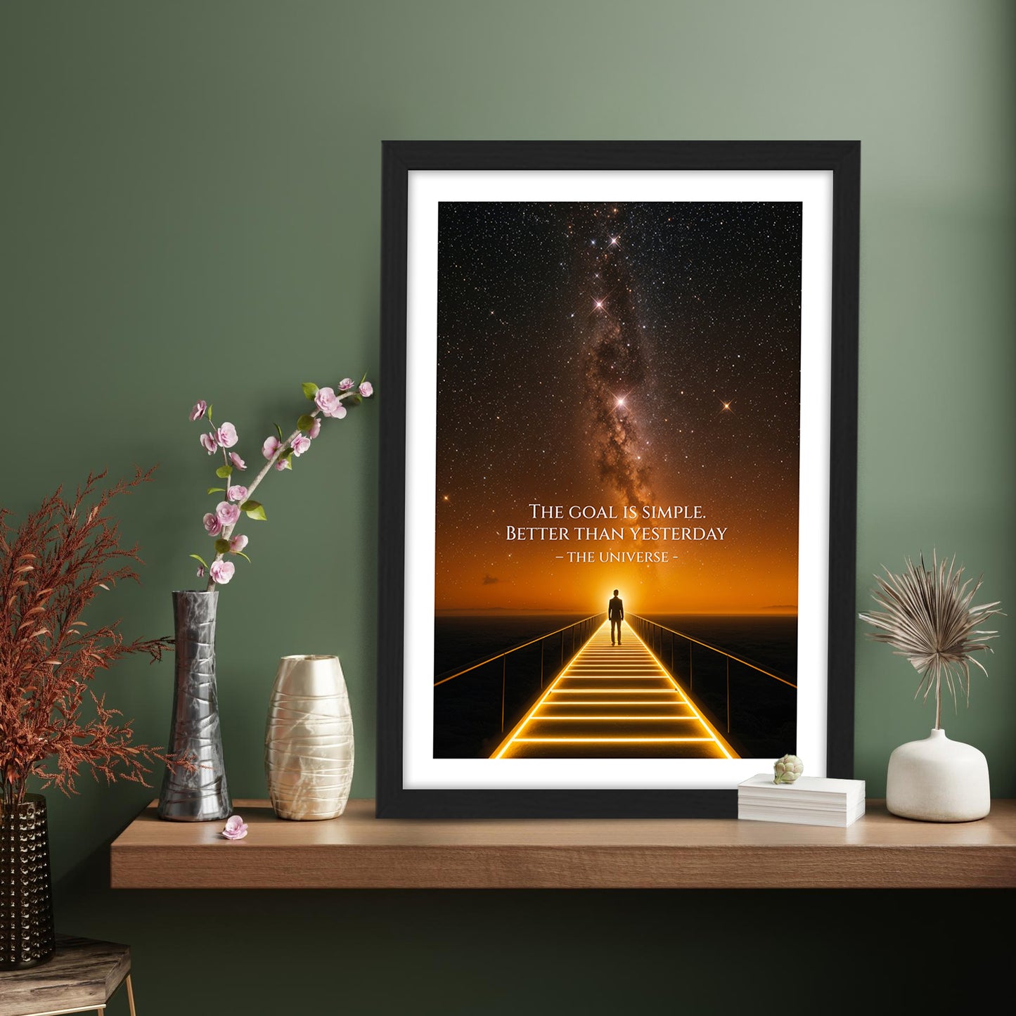 The Goal Is Simple Motivational Poster