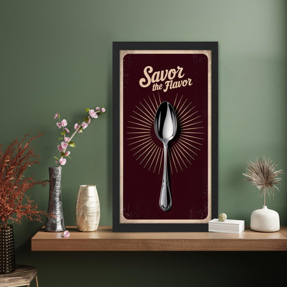 Spoon of Flavour Wall Frame
