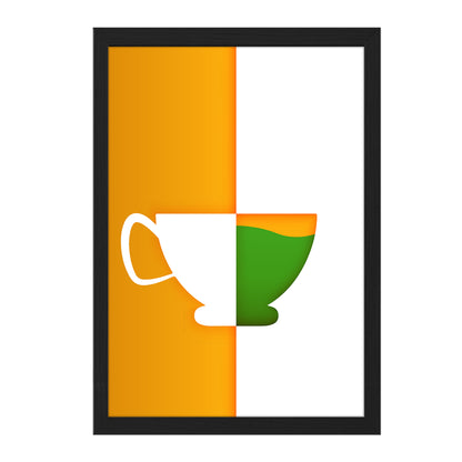 Tricolor Cup Wall Frame