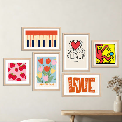 Minimalist Gallery Wall Set of 6