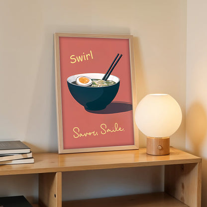 Ramen Poster Wall Frame