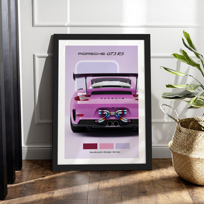 Porche GT3 RS Car Wall Frame
