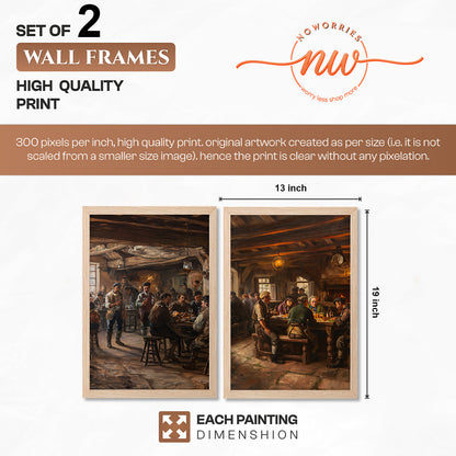 Rustic Tavern Art Set