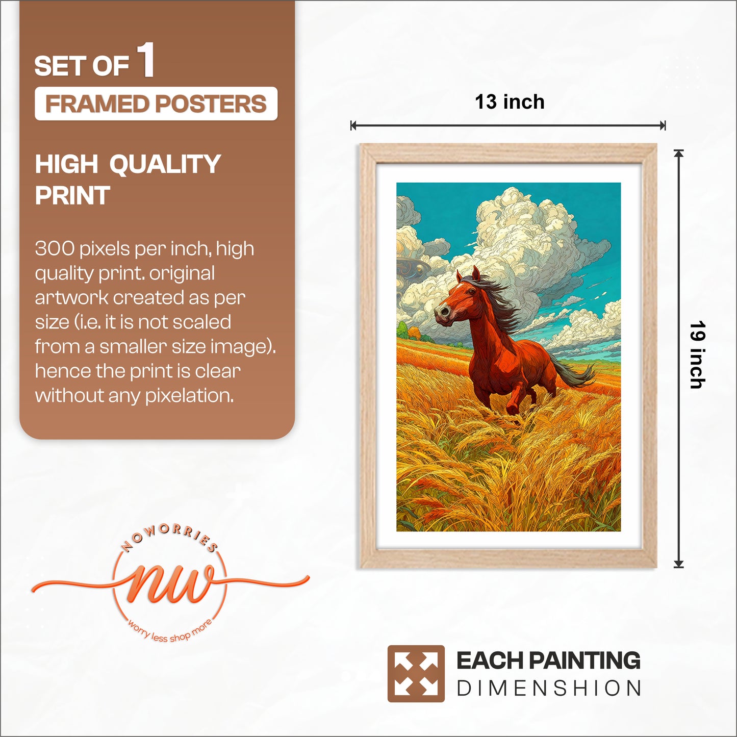 Majestic Horse Framed Art