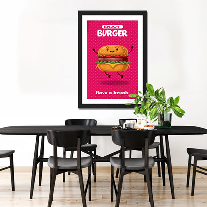 Burger Joy Wall Frame