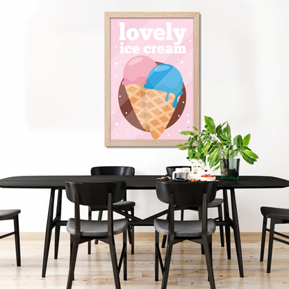 Ice Cream Bliss Wall Frame