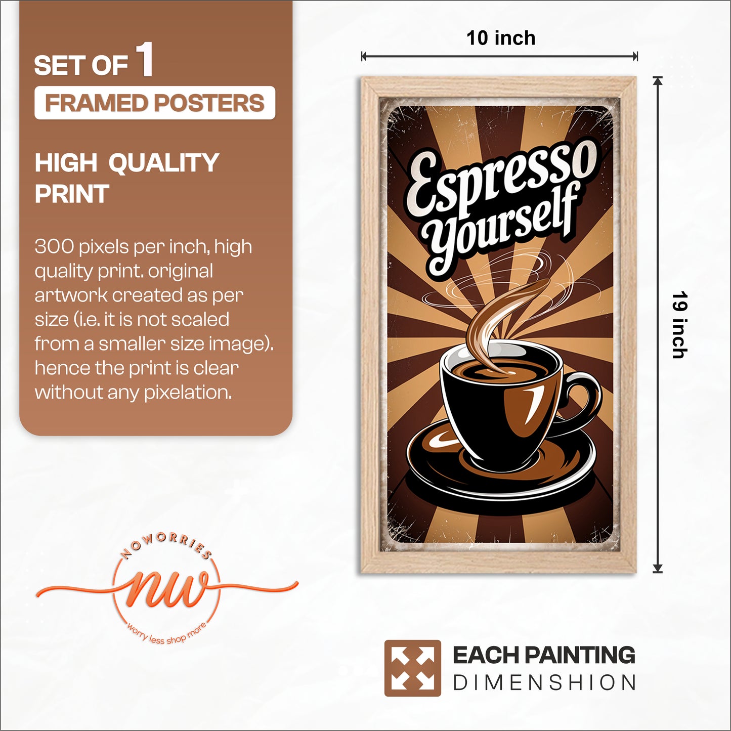 Coffee Vibes Wall Frame