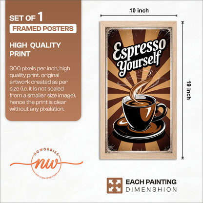 Coffee Vibes Wall Frame