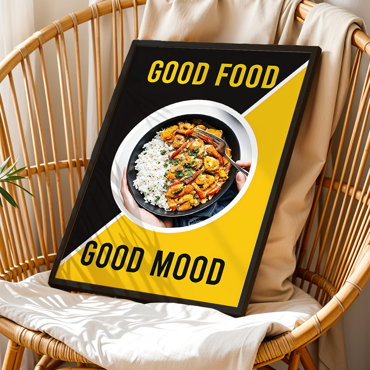 Good Food Good Mood Frame