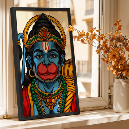 Divine Hanuman Portrait Frame