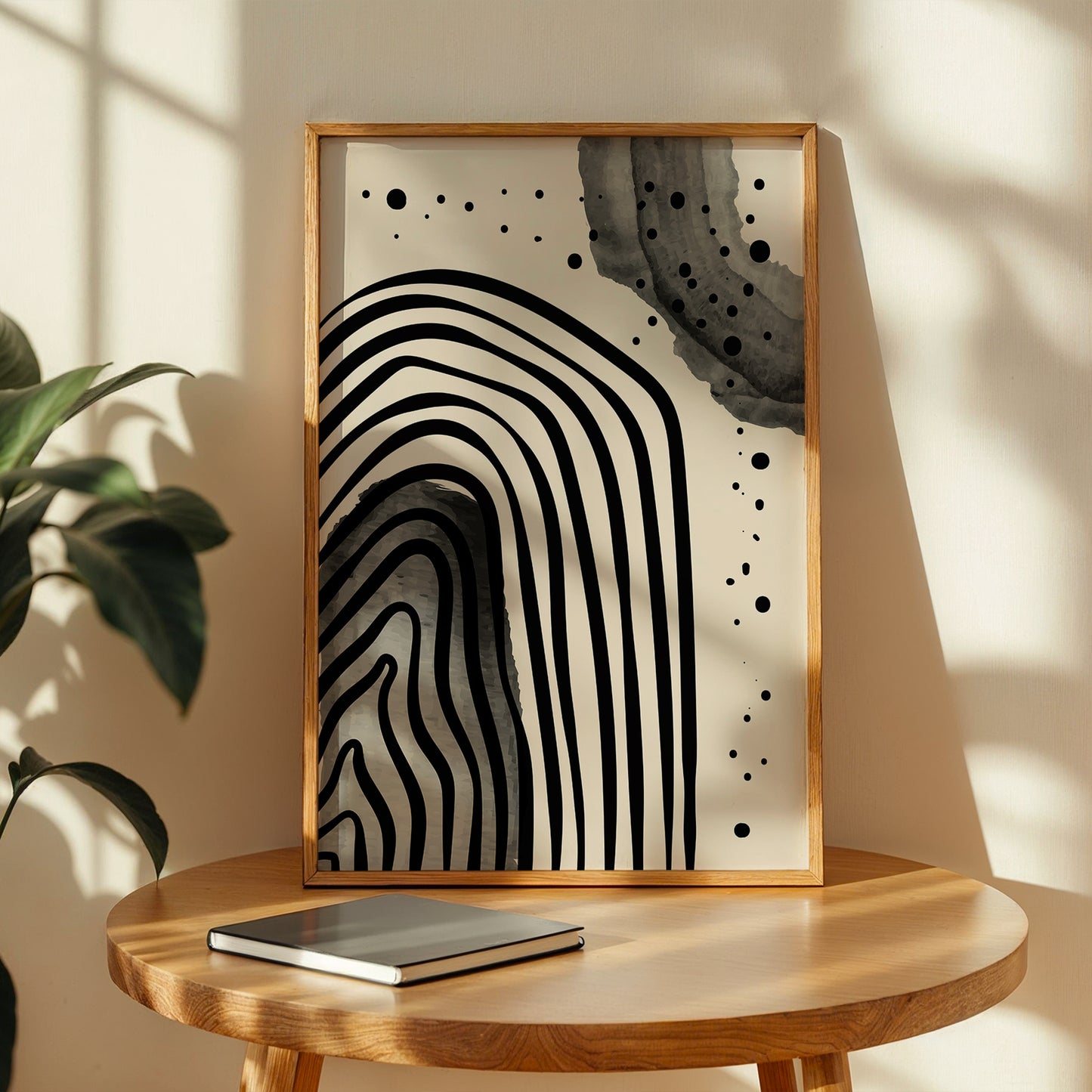 Wave Abstract Wall Frame