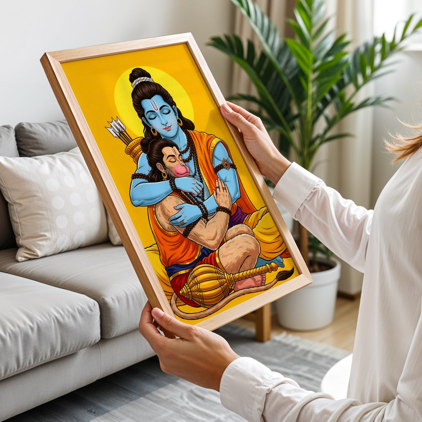Ram Hanuman Wall Frame