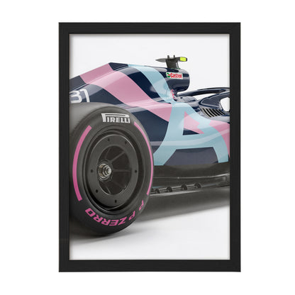 Alpine Formula One Wall Art