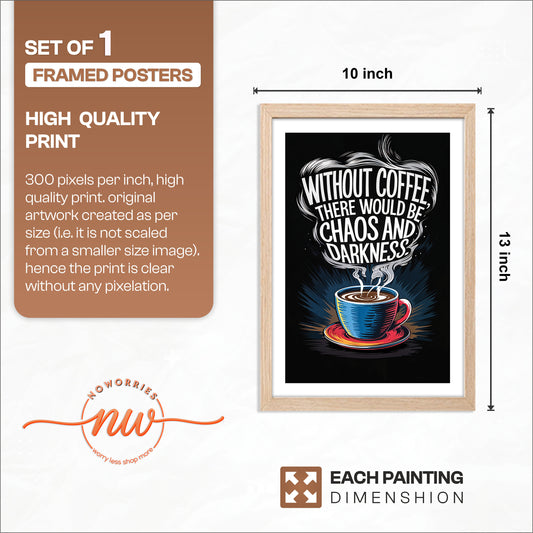Powered by Coffee Wall Frame