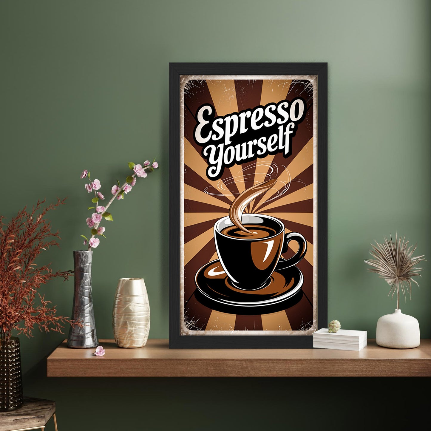 Coffee Vibes Wall Frame