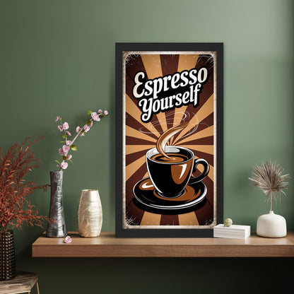 Coffee Vibes Wall Frame