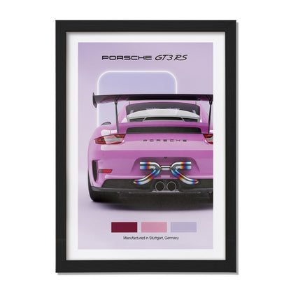 Porche GT3 RS Car Wall Frame
