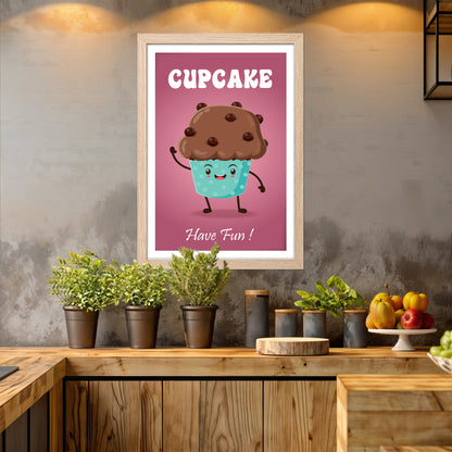 Fun Cupcake Wall Frame