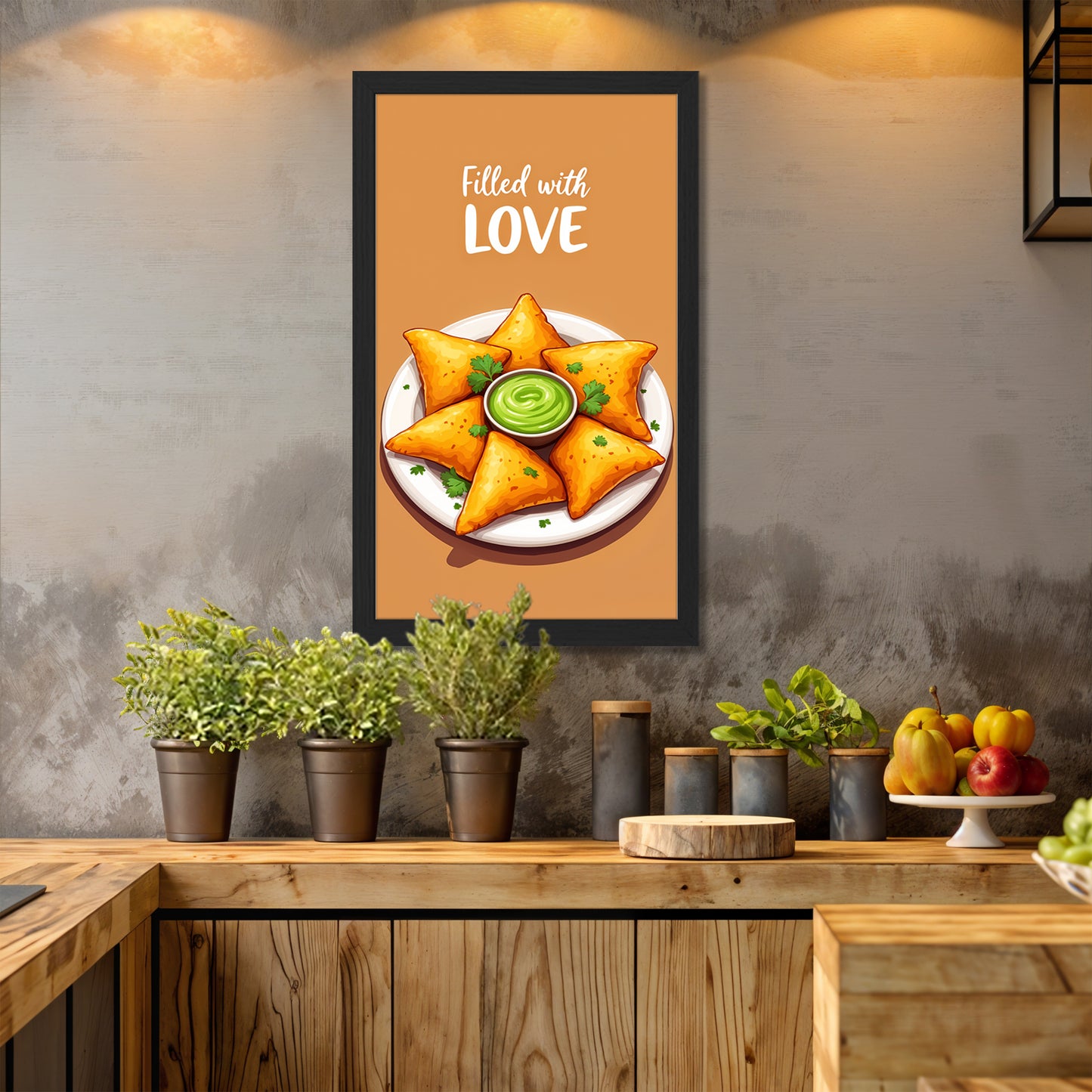 Samosa Kitchen Wall Art Poster