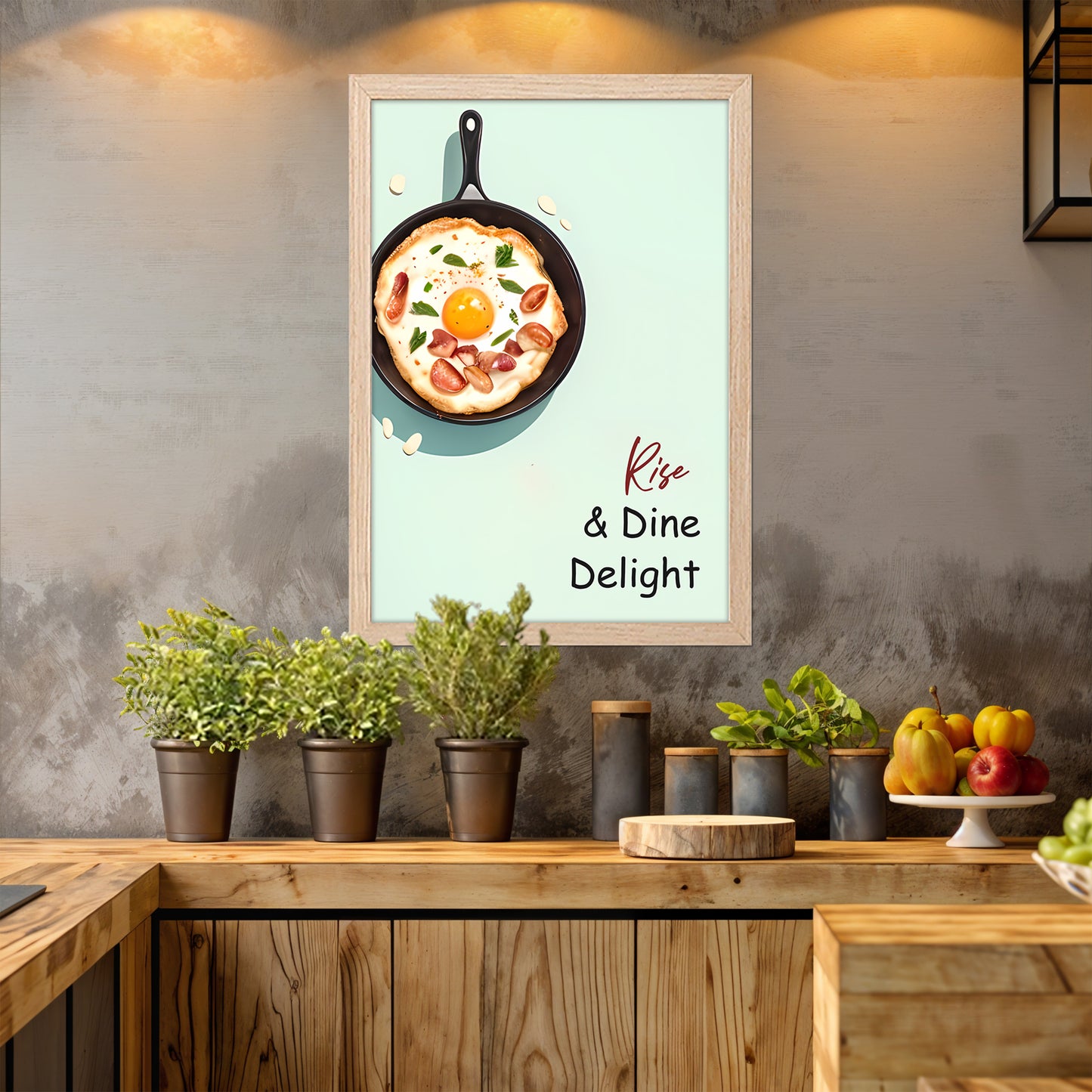 Rise & Dine Wall Frame