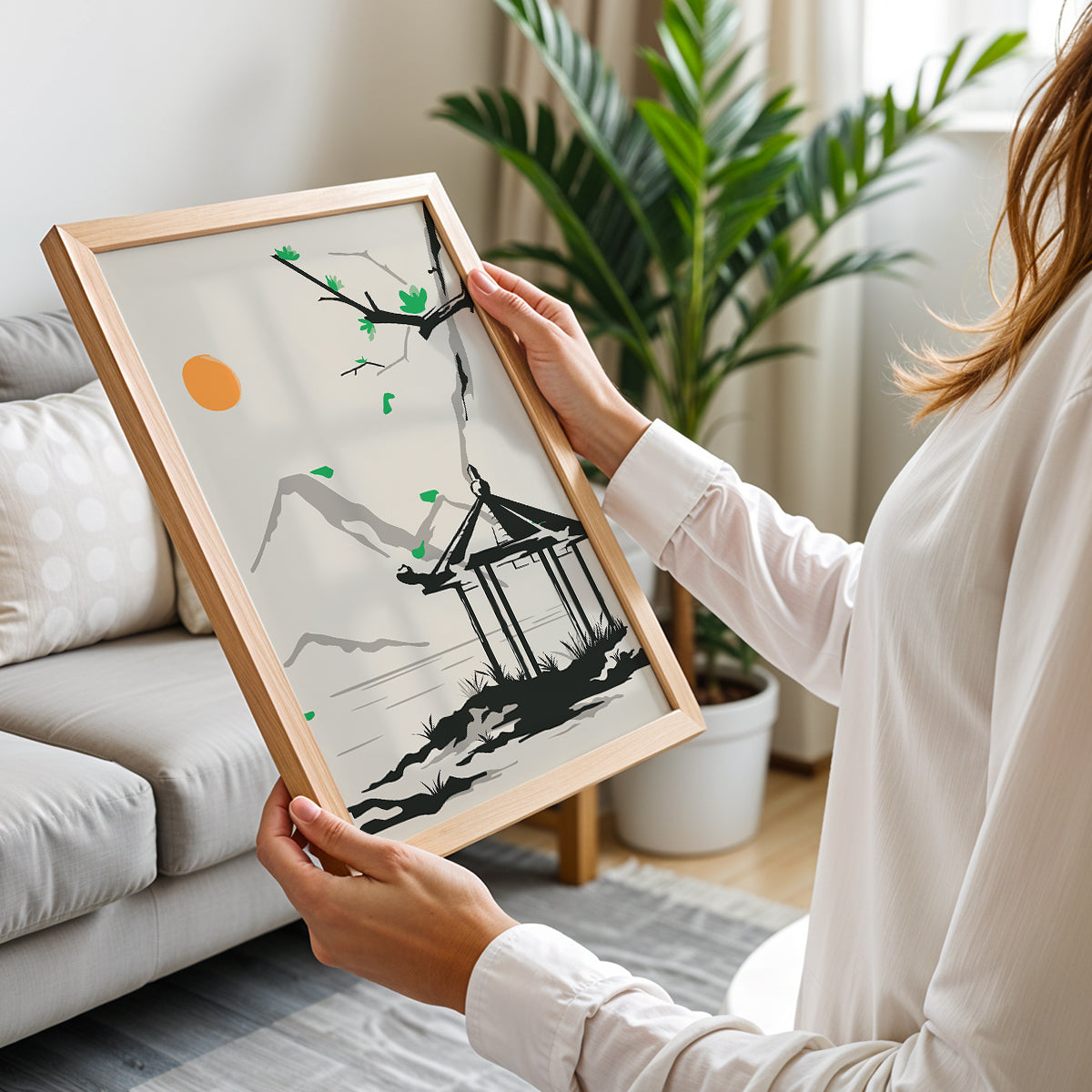 Zen Pavilion Wall Art