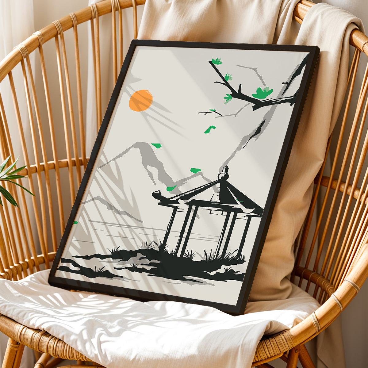 Zen Pavilion Wall Art
