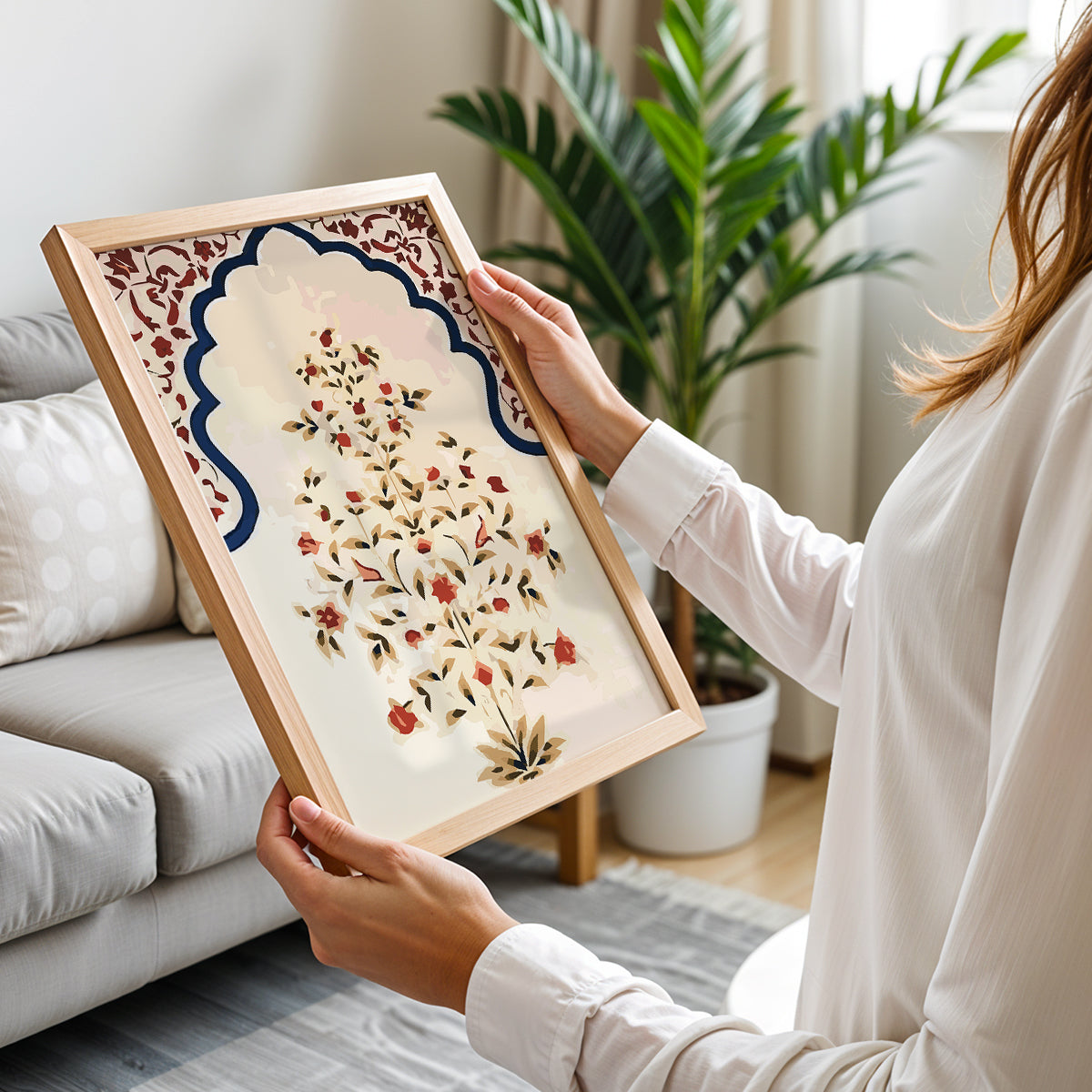 Vintage Floral Motif Art
