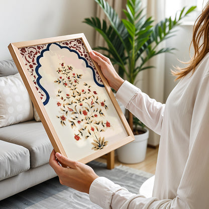Vintage Floral Motif Art