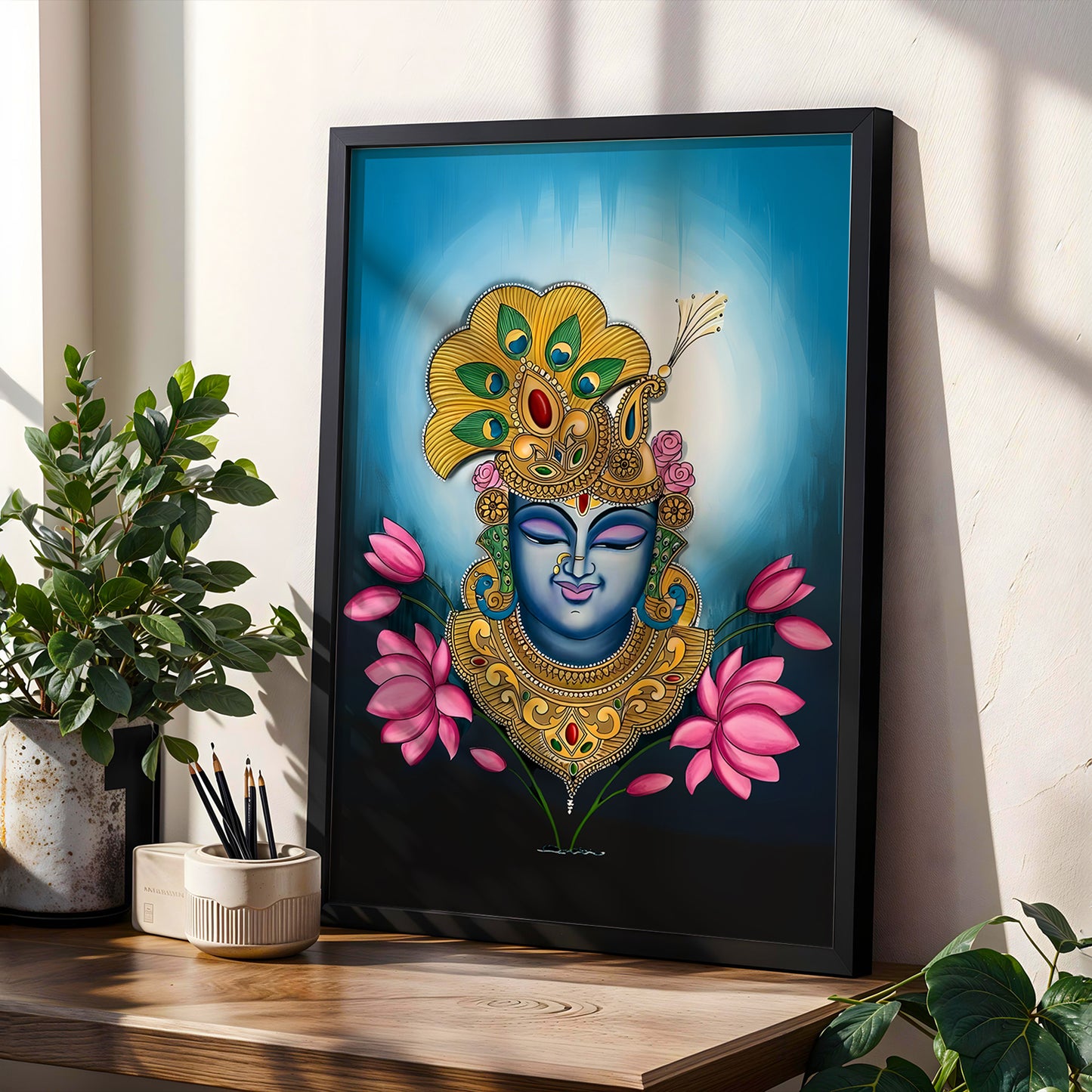 Shri Krishna Serenity Wall Art