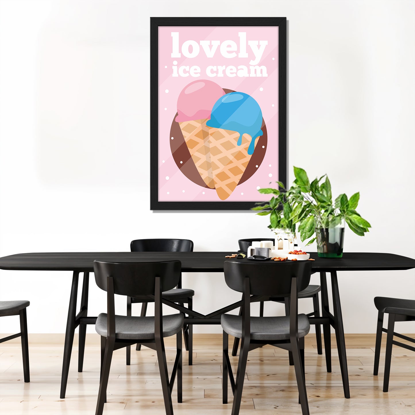 Ice Cream Bliss Wall Frame