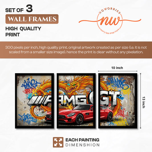Dragon AMG Street Art Set of 3