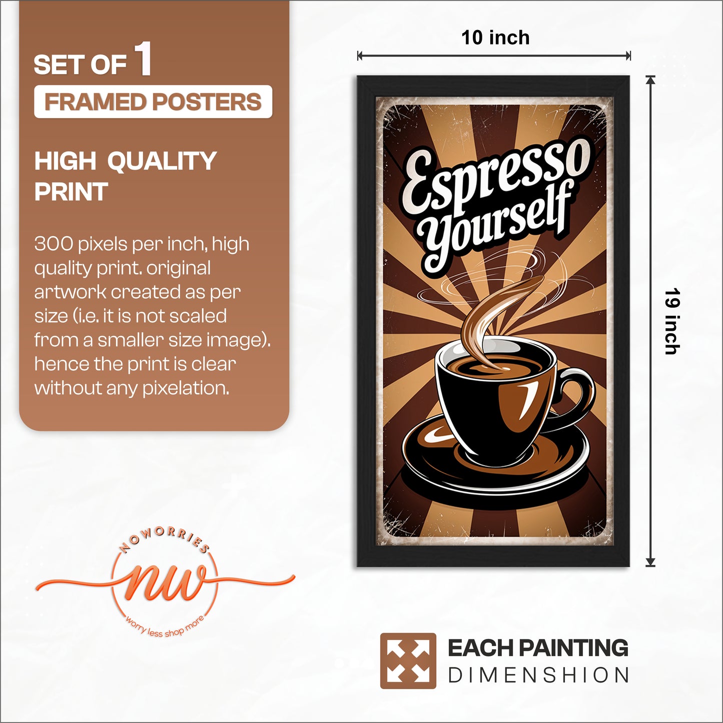 Coffee Vibes Wall Frame
