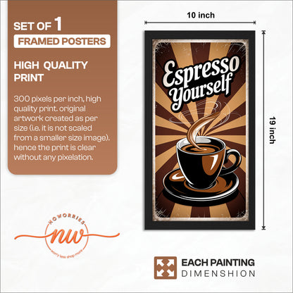 Coffee Vibes Wall Frame