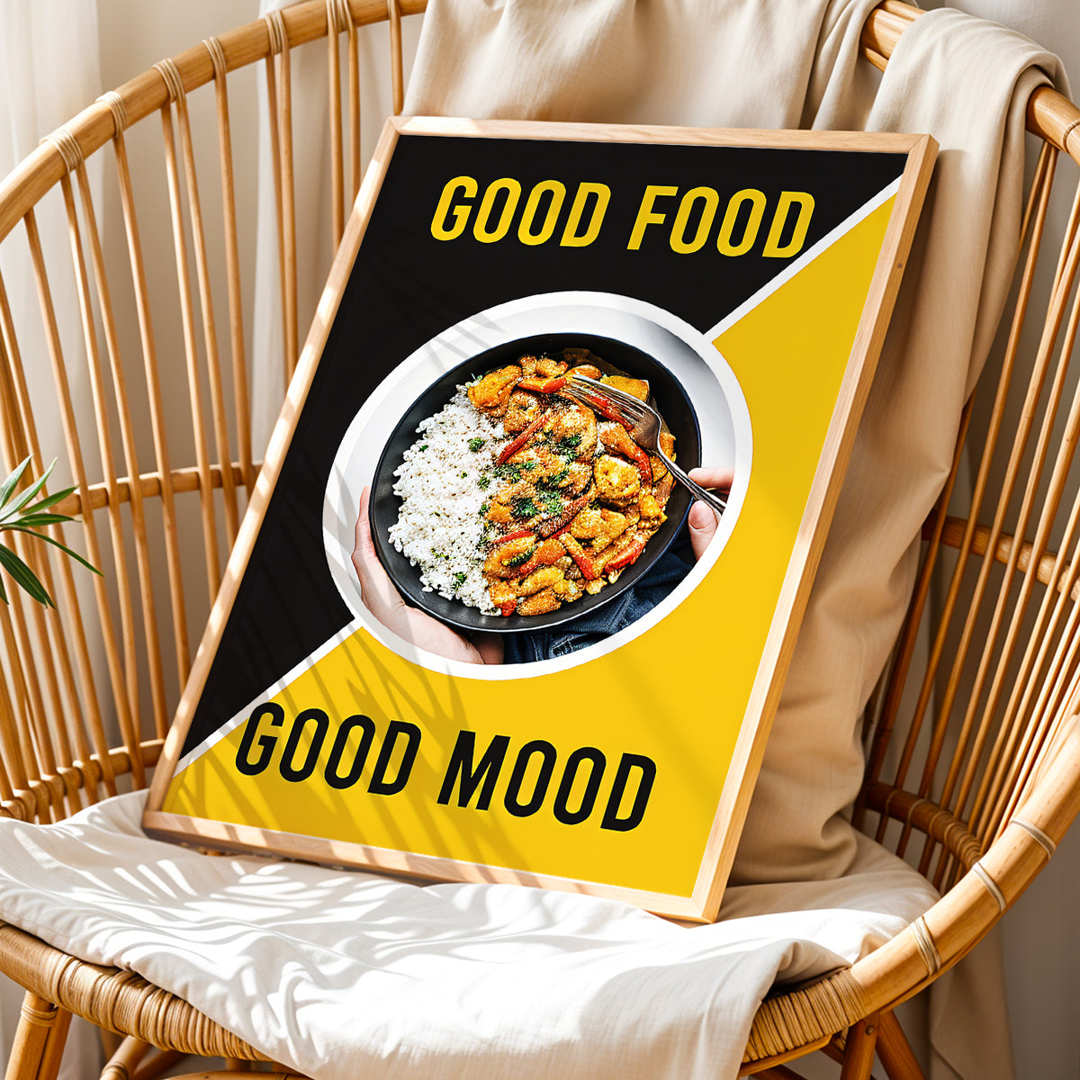 Good Food Good Mood Frame
