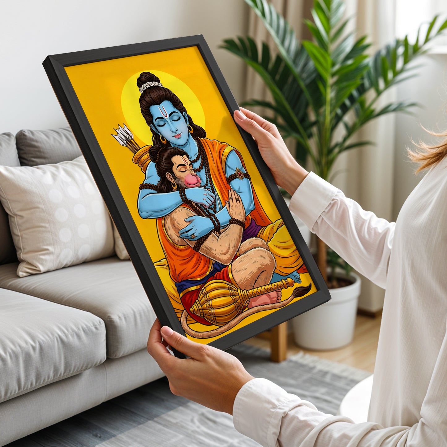 Ram Hanuman Wall Frame