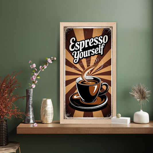 Coffee Vibes Wall Frame