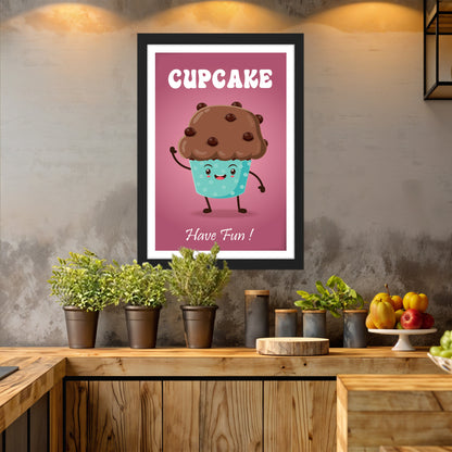 Fun Cupcake Wall Frame