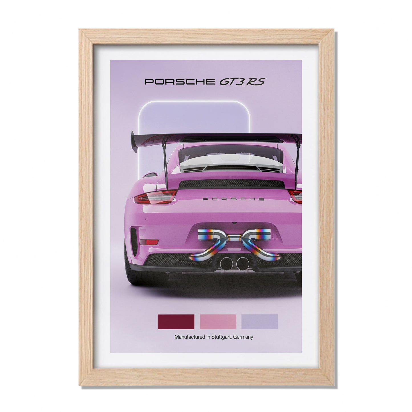 Porsche GT3 RS Signature Wall Frame