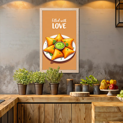 Samosa Kitchen Wall Art Poster