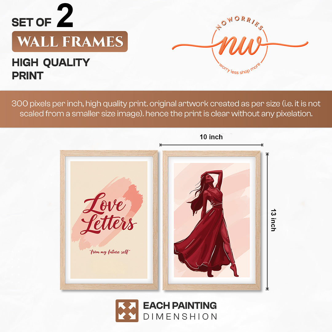 Love Letters Boho Wall Art Set