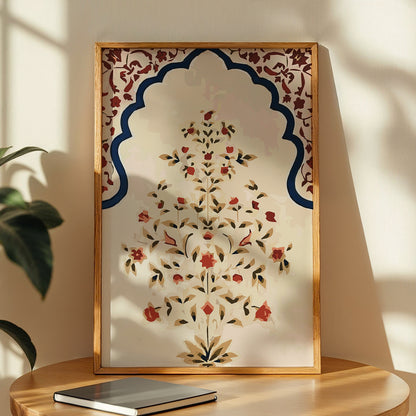 Vintage Floral Motif Art