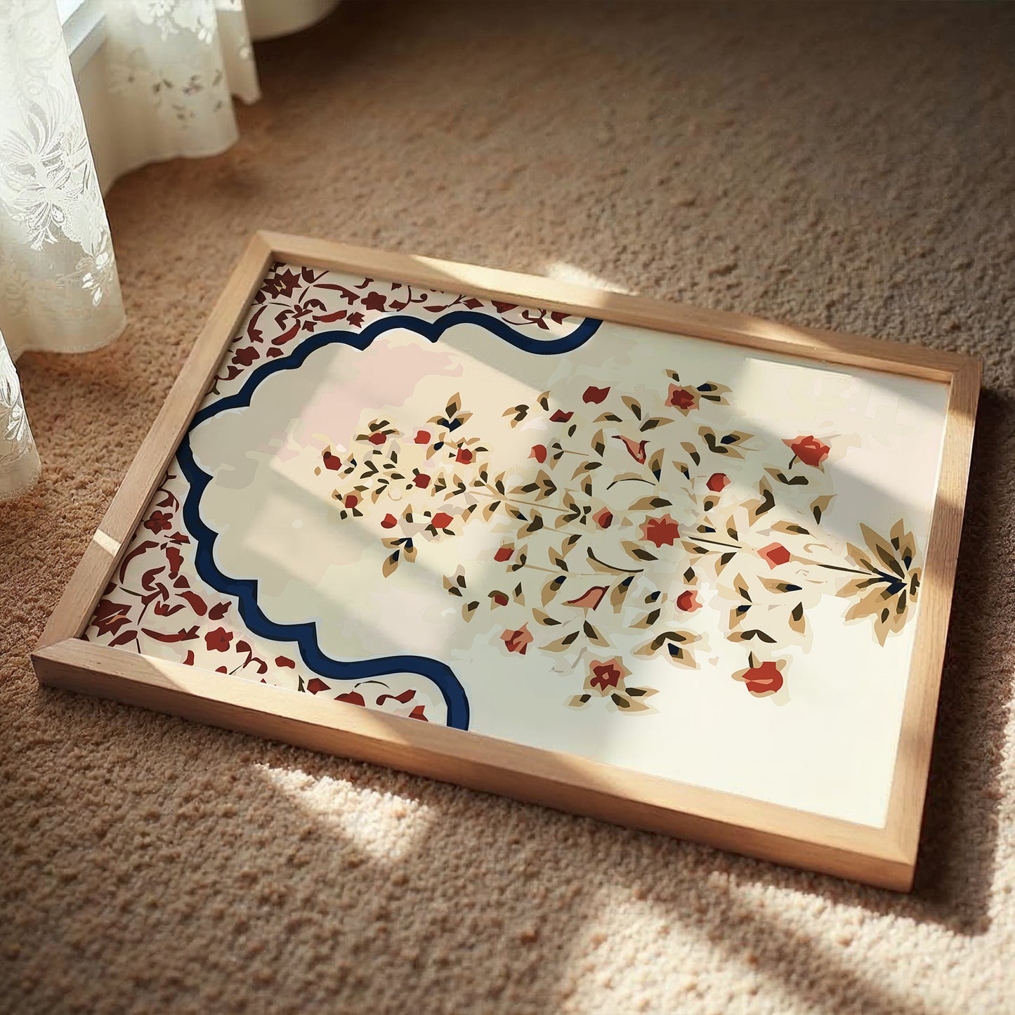 Vintage Floral Motif Art