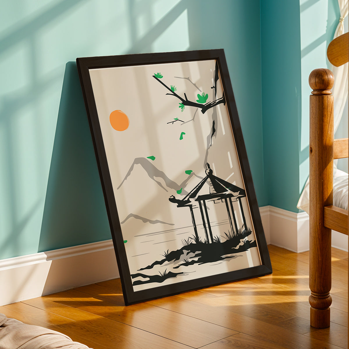 Zen Pavilion Wall Art