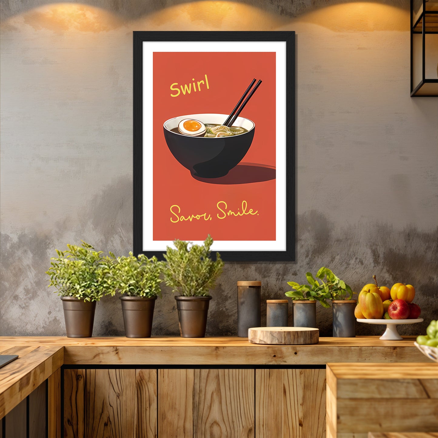 Ramen Joy Wall Frame